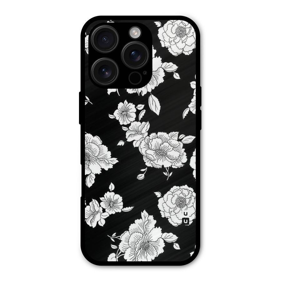 Cool Pattern Flowers Shockproof Hybrid Protection (Metal + TPU) Back Case Cover