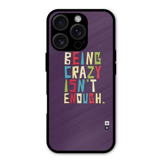 Crazy Isnt Enough Shockproof Hybrid Protection (Metal + TPU) Back Case Cover