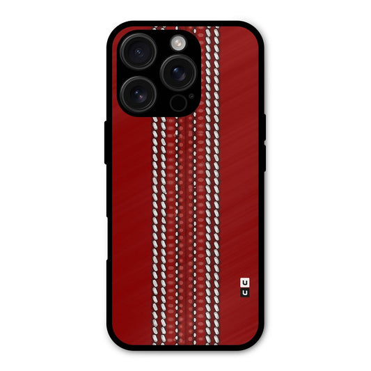 Cricket Ball Pattern Shockproof Hybrid Protection (Metal + TPU) Back Case Cover