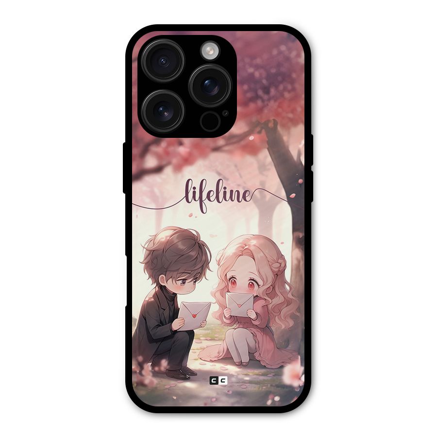 Cute Anime Couple Shockproof Hybrid Protection (Metal + TPU) Back Case Cover