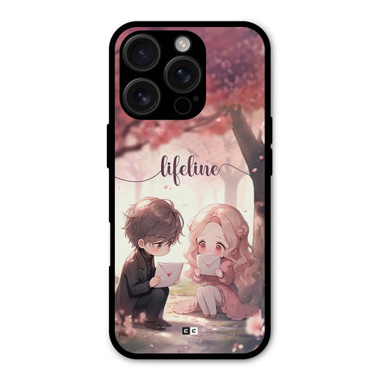 Cute Anime Couple Shockproof Hybrid Protection (Metal + TPU) Back Case Cover