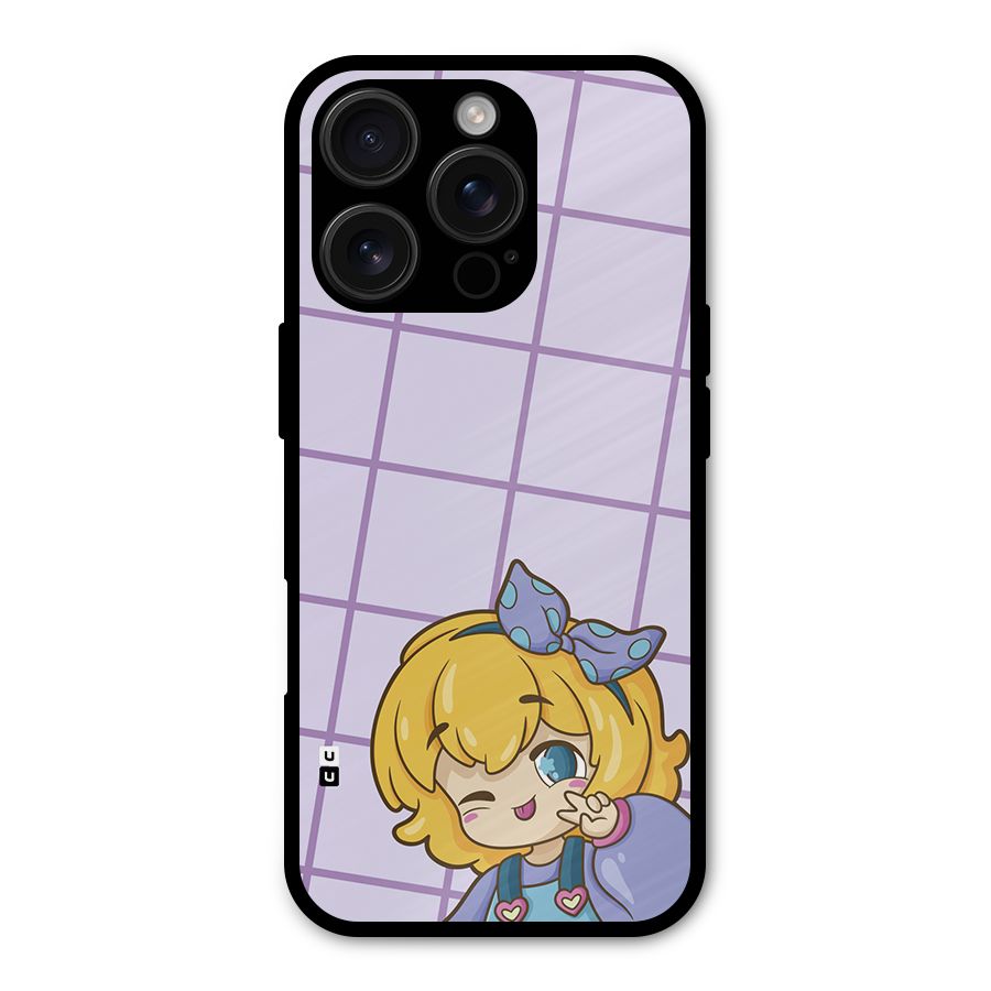 Cute Anime Illustration Shockproof Hybrid Protection (Metal + TPU) Back Case Cover