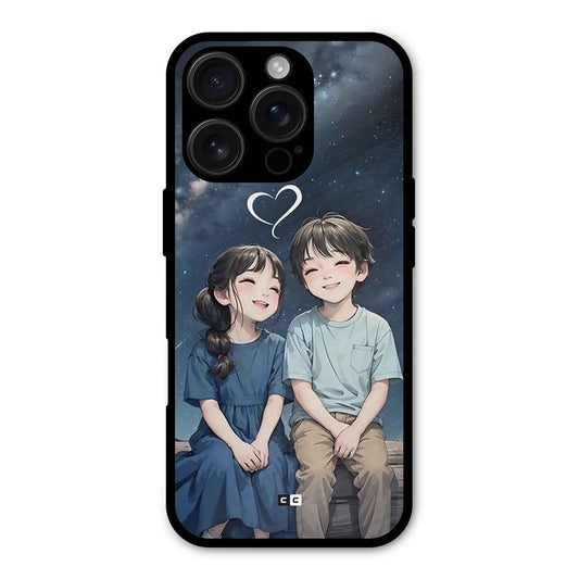 Cute Anime Teens Shockproof Hybrid Protection (Metal + TPU) Back Case Cover