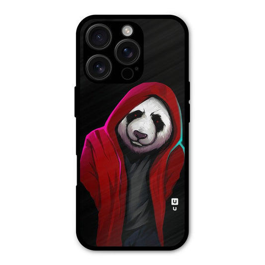 Cute Hoodie Panda Shockproof Hybrid Protection (Metal + TPU) Back Case Cover