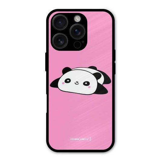 Cute Lazy Panda Shockproof Hybrid Protection (Metal + TPU) Back Case Cover