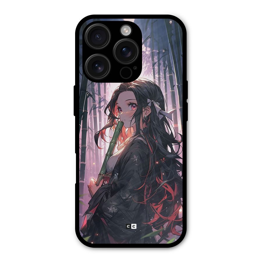 Cute Nezuko Shockproof Hybrid Protection (Metal + TPU) Back Case Cover