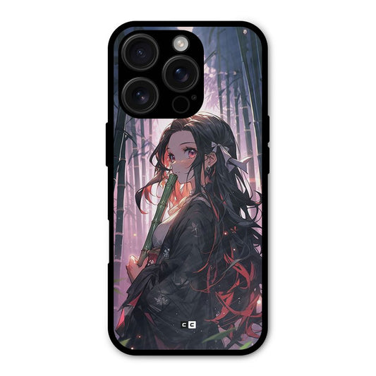 Cute Nezuko Shockproof Hybrid Protection (Metal + TPU) Back Case Cover