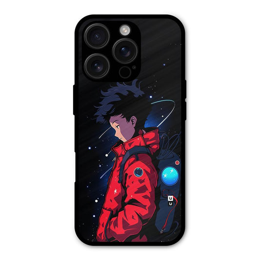 Cute Space Boy Shockproof Hybrid Protection (Metal + TPU) Back Case Cover