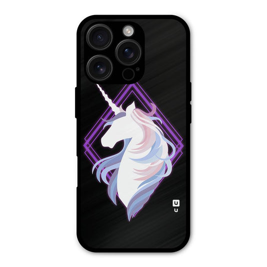 Cute Unicorn Illustration Shockproof Hybrid Protection (Metal + TPU) Back Case Cover