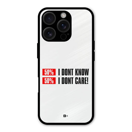 D Dont Know Shockproof Hybrid Protection (Metal + TPU) Back Case Cover
