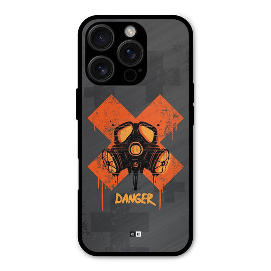 Danger Mask Shockproof Hybrid Protection (Metal + TPU) Back Case Cover