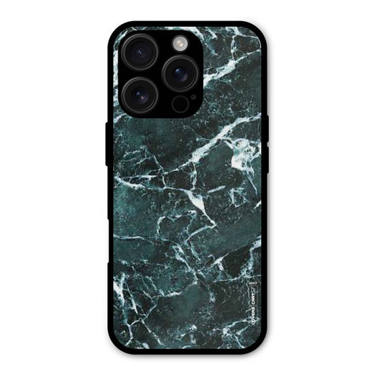 Dark Green Marble Shockproof Hybrid Protection (Metal + TPU) Back Case Cover