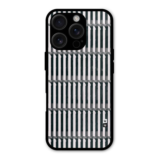 Dark Lines Pattern Shockproof Hybrid Protection (Metal + TPU) Back Case Cover