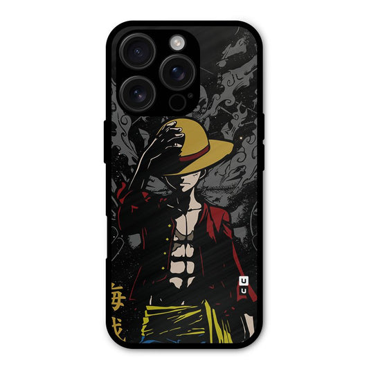 Dark Luffy Art Shockproof Hybrid Protection (Metal + TPU) Back Case Cover