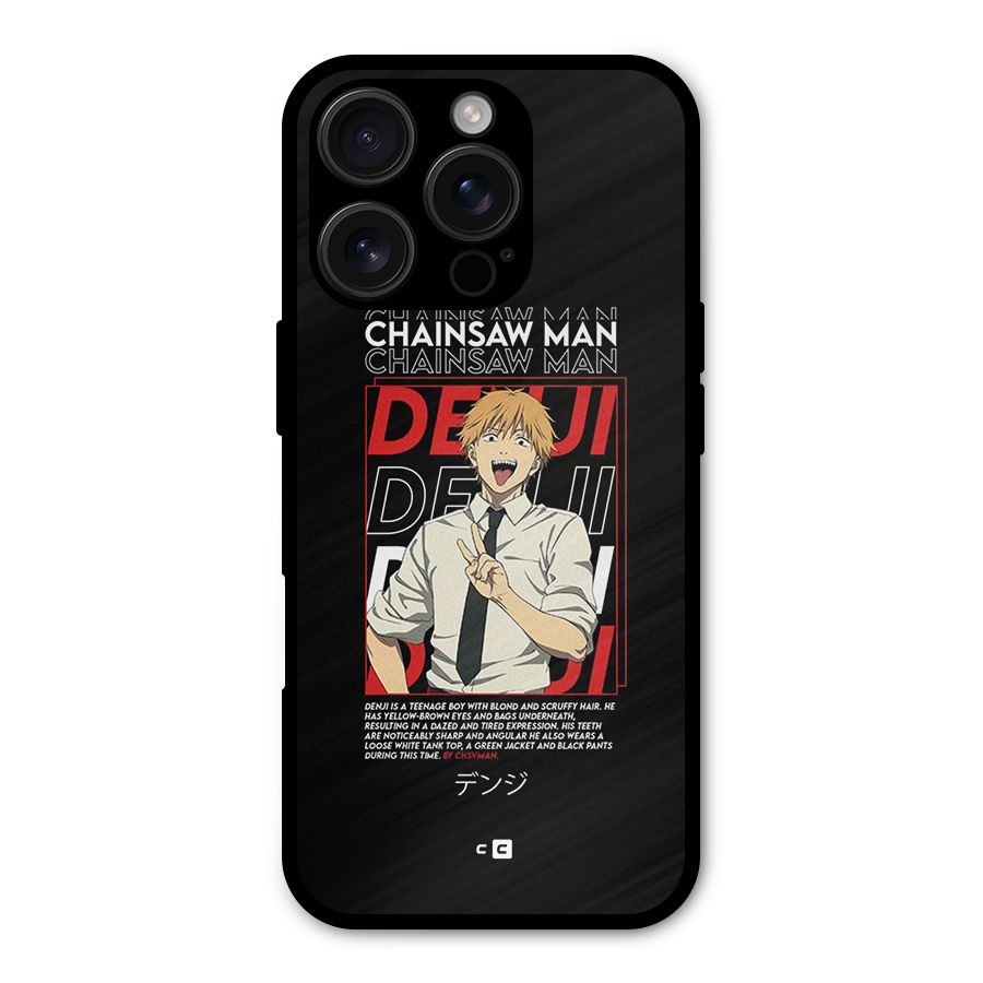 Denji Chainsaw Man Shockproof Hybrid Protection (Metal + TPU) Back Case Cover