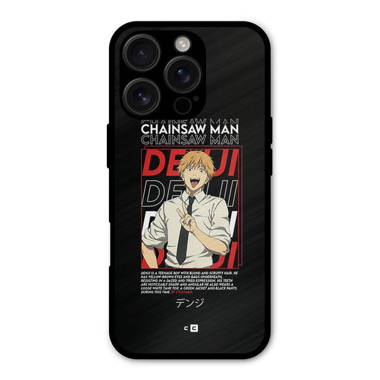 Denji Chainsaw Man Shockproof Hybrid Protection (Metal + TPU) Back Case Cover