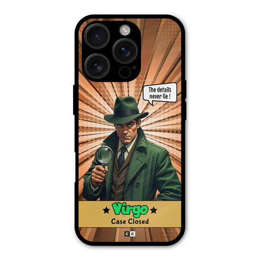 Detective Virgo Shockproof Hybrid Protection (Metal + TPU) Back Case Cover