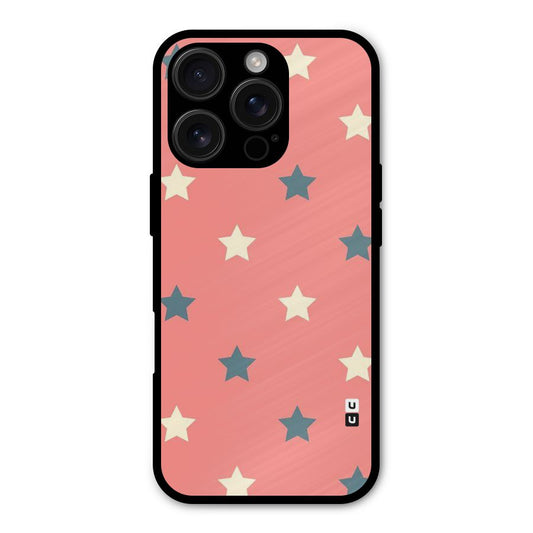 Diagonal Stars Shockproof Hybrid Protection (Metal + TPU) Back Case Cover