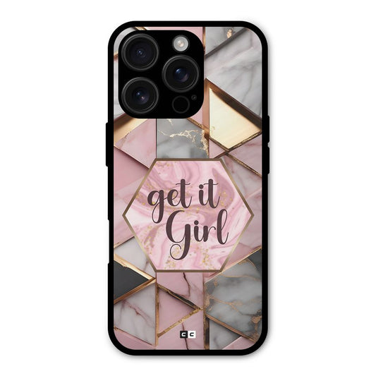 Diamond Girl Shockproof Hybrid Protection (Metal + TPU) Back Case Cover
