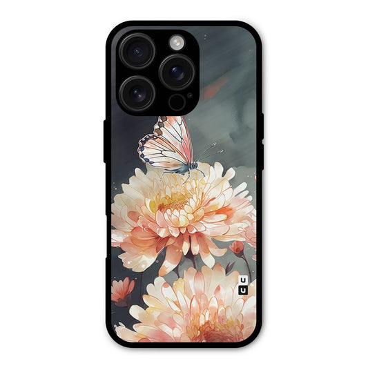 Digital Art Butterfly Flower Shockproof Hybrid Protection (Metal + TPU) Back Case Cover