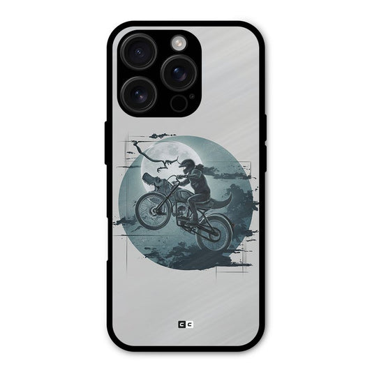 Dino Rider Shockproof Hybrid Protection (Metal + TPU) Back Case Cover