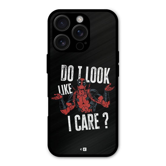 Do I Care Shockproof Hybrid Protection (Metal + TPU) Back Case Cover
