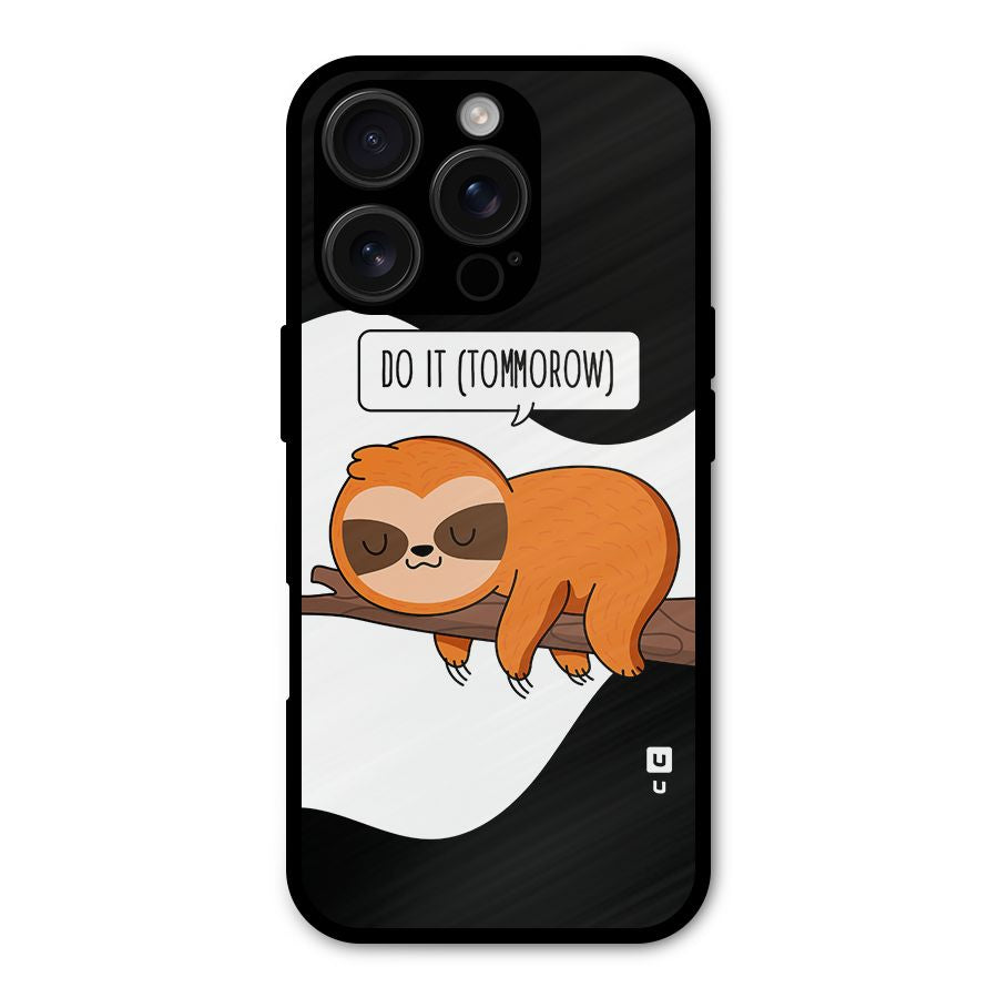 Do It Tommorow Shockproof Hybrid Protection (Metal + TPU) Back Case Cover