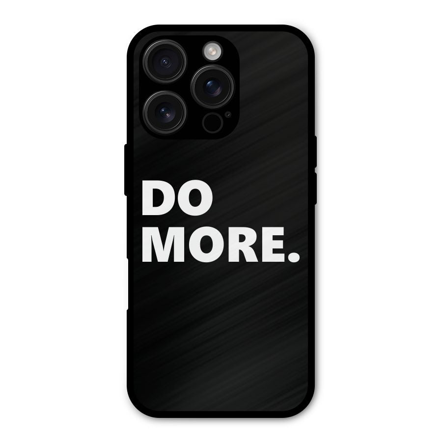 Do More Shockproof Hybrid Protection (Metal + TPU) Back Case Cover