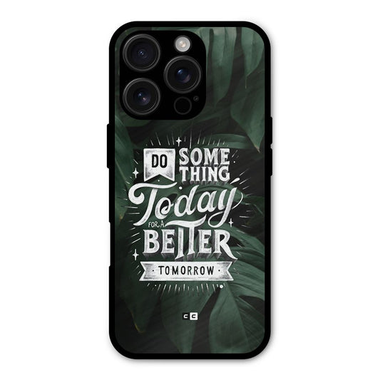 Do Something Shockproof Hybrid Protection (Metal + TPU) Back Case Cover