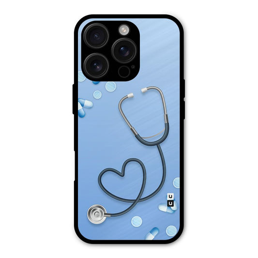 Doctors Stethoscope Shockproof Hybrid Protection (Metal + TPU) Back Case Cover