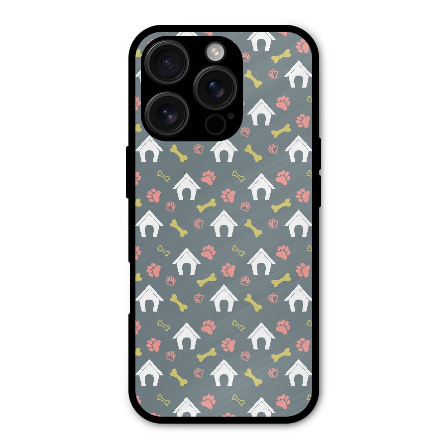 Dog Pattern Shockproof Hybrid Protection (Metal + TPU) Back Case Cover