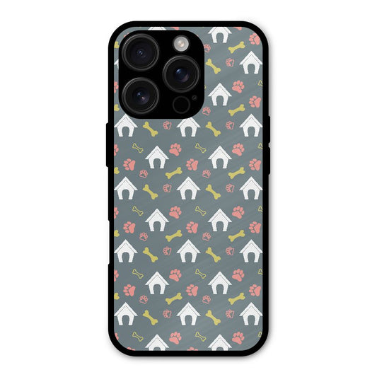Dog Pattern Shockproof Hybrid Protection (Metal + TPU) Back Case Cover
