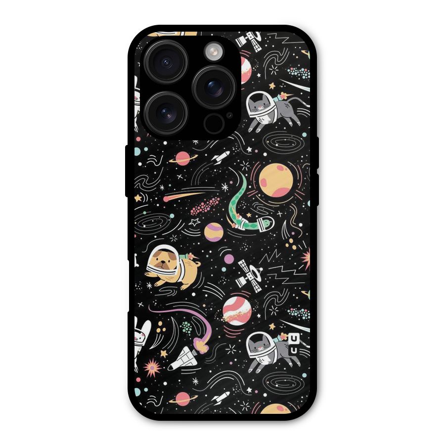 Dog Planetarium Shockproof Hybrid Protection (Metal + TPU) Back Case Cover