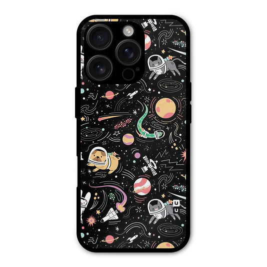 Dog Planetarium Shockproof Hybrid Protection (Metal + TPU) Back Case Cover