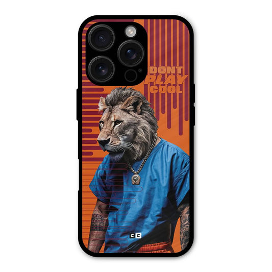 Dont Play Cool Shockproof Hybrid Protection (Metal + TPU) Back Case Cover