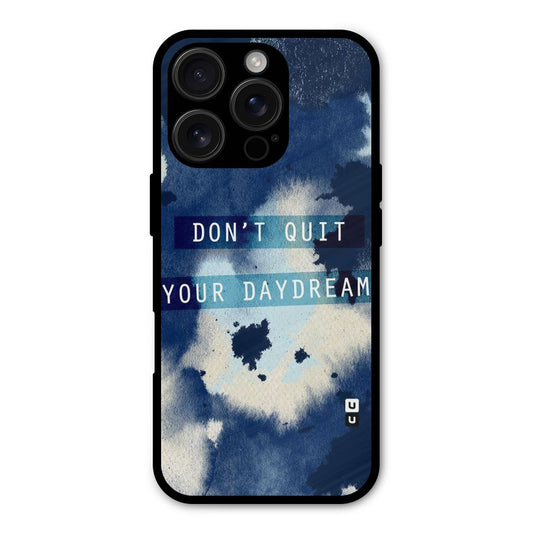 Dont Quit Shockproof Hybrid Protection (Metal + TPU) Back Case Cover