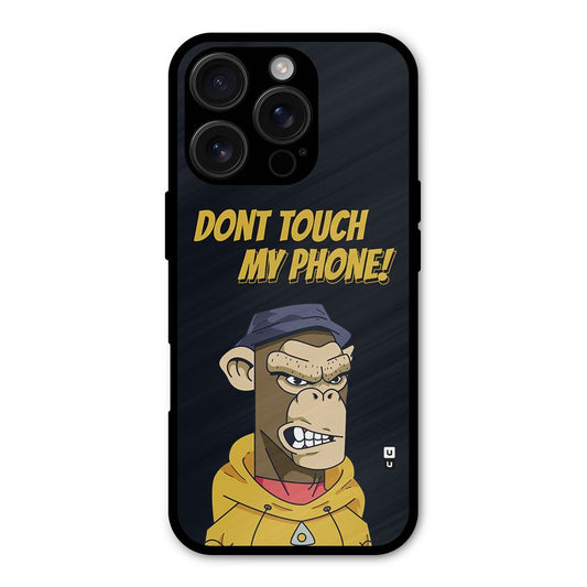Dont Touch My Phone Shockproof Hybrid Protection (Metal + TPU) Back Case Cover