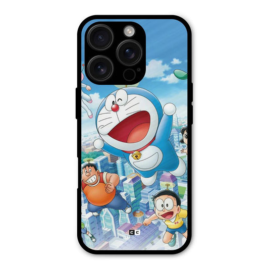 Doremon Flying Shockproof Hybrid Protection (Metal + TPU) Back Case Cover