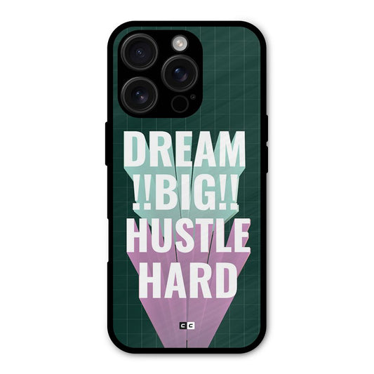 Dream Bigger Shockproof Hybrid Protection (Metal + TPU) Back Case Cover