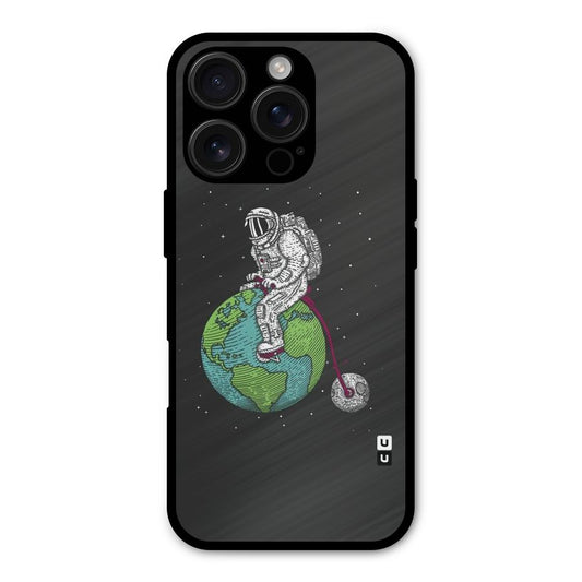 Earth Space Doodle Shockproof Hybrid Protection (Metal + TPU) Back Case Cover