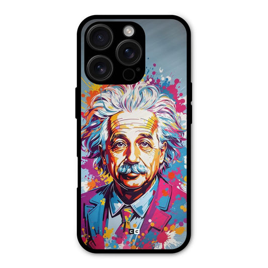 Einstein illustration Shockproof Hybrid Protection (Metal + TPU) Back Case Cover