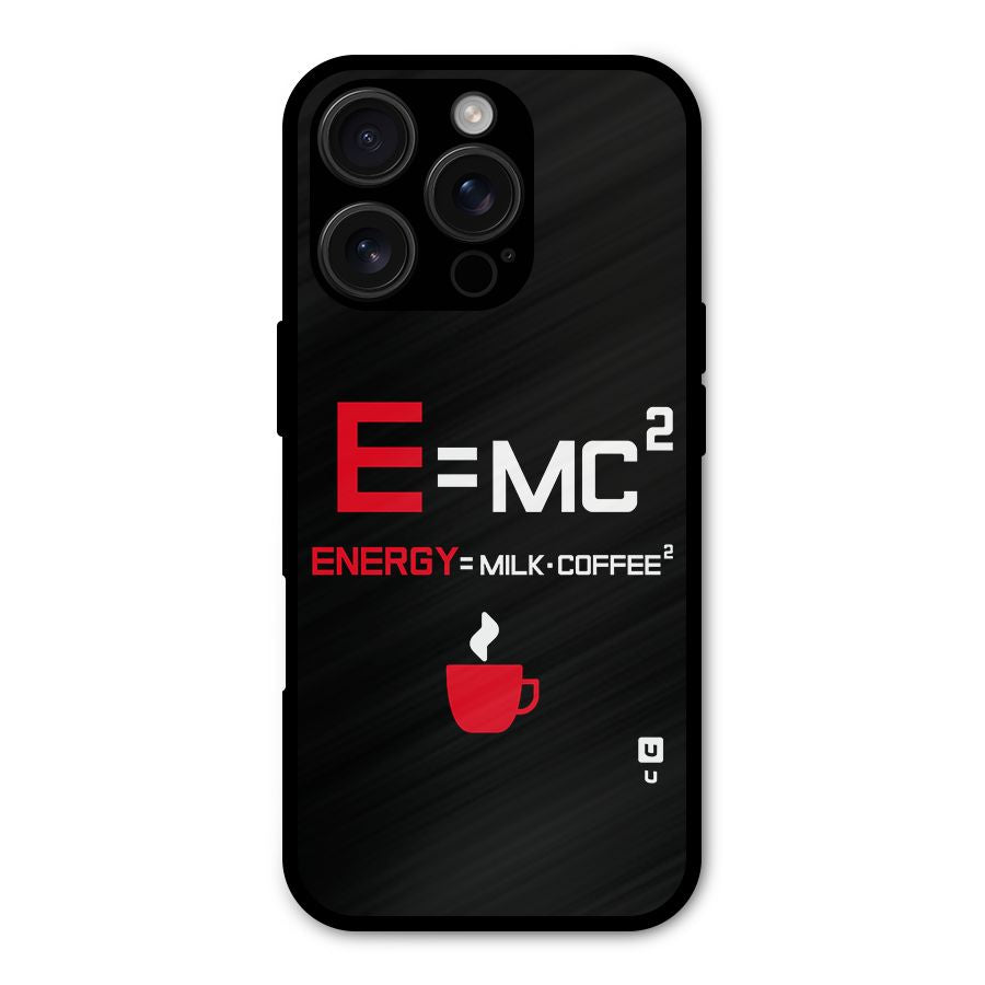 Energy Coffee Equation Shockproof Hybrid Protection (Metal + TPU) Back Case Cover