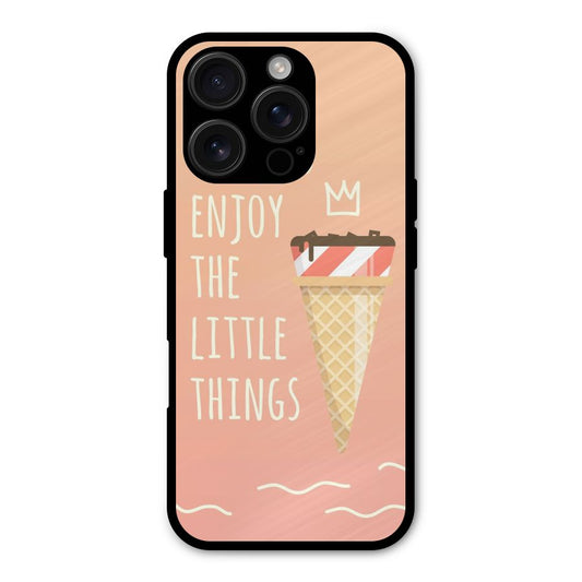Enjoy the Little Things Shockproof Hybrid Protection (Metal + TPU) Back Case Cover