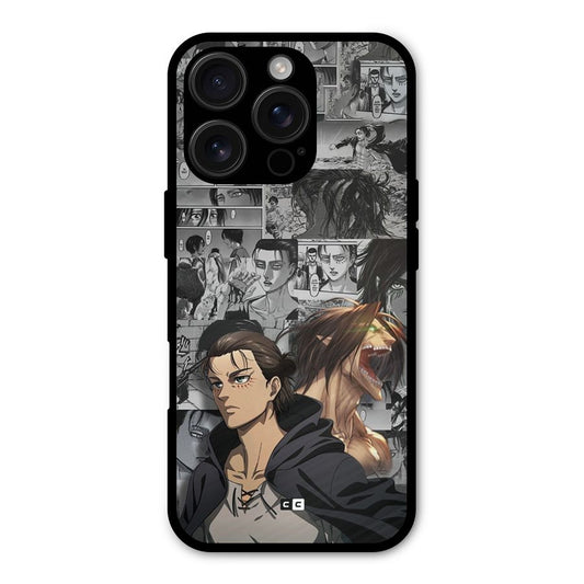 Eren Yeager Manga Shockproof Hybrid Protection (Metal + TPU) Back Case Cover