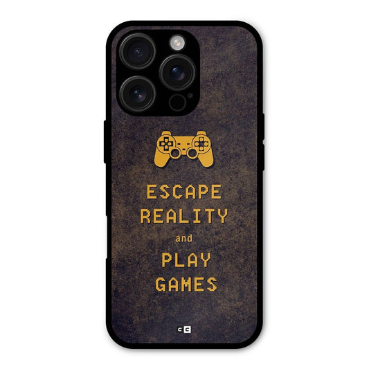 Escape Reality Shockproof Hybrid Protection (Metal + TPU) Back Case Cover