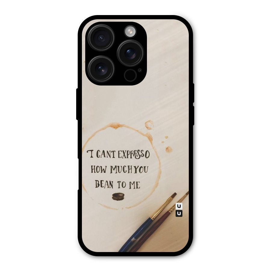 Espresso Bean Shockproof Hybrid Protection (Metal + TPU) Back Case Cover