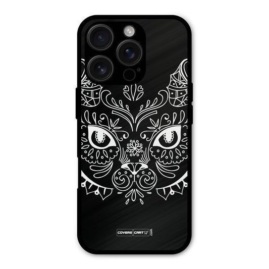 Ethnic Cat Design Shockproof Hybrid Protection (Metal + TPU) Back Case Cover