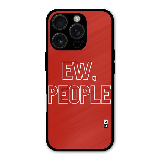 Ew People Shockproof Hybrid Protection (Metal + TPU) Back Case Cover