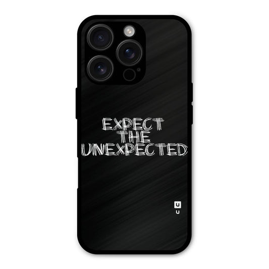Expect The Unexpected Shockproof Hybrid Protection (Metal + TPU) Back Case Cover