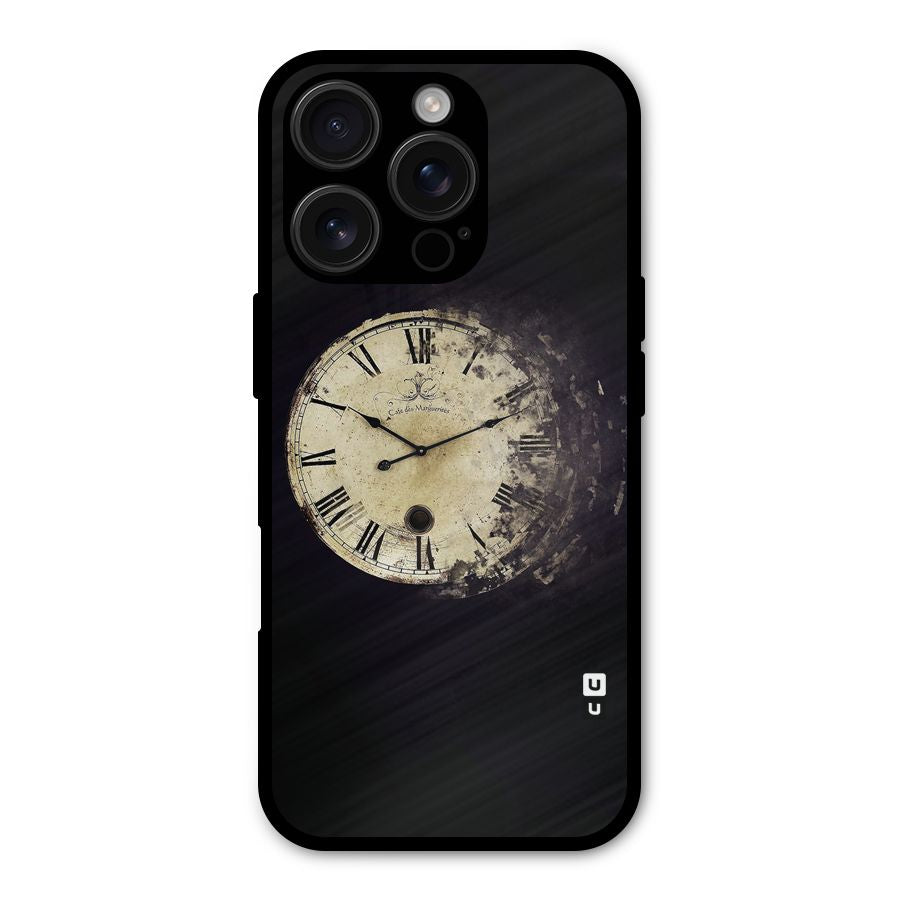 Fading Clock Shockproof Hybrid Protection (Metal + TPU) Back Case Cover